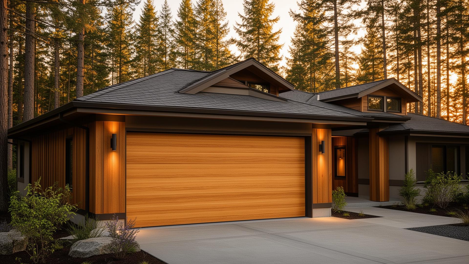 Beautiful modern garage door